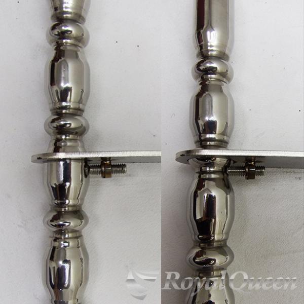 汎用 ステンレス 旗棒 コーナーポール ★ 51Φ 絞りパイプ 全長1345mm 51L ★フラッグポール【RQCP5】 ステンレス 旗棒 コーナーポール 新品冬セール♪送料無料☆汎用 1本 大型⁄中型
