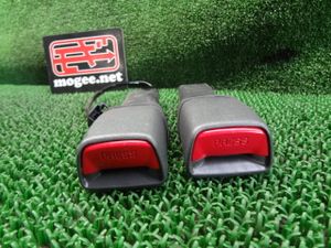 3FG4675 JJ6)) ダイハツ ムーヴ L175S 前期型 X 純正 フロントシートベルトバックル左右