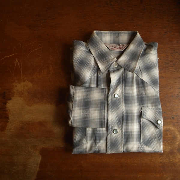 * 50s HbarC ヴィンテージ ウエスタン シャツ 12 / 60s キッズ 子供服 USA古着