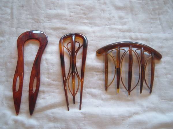 簡単に夜会巻きができるコーム　３点_1