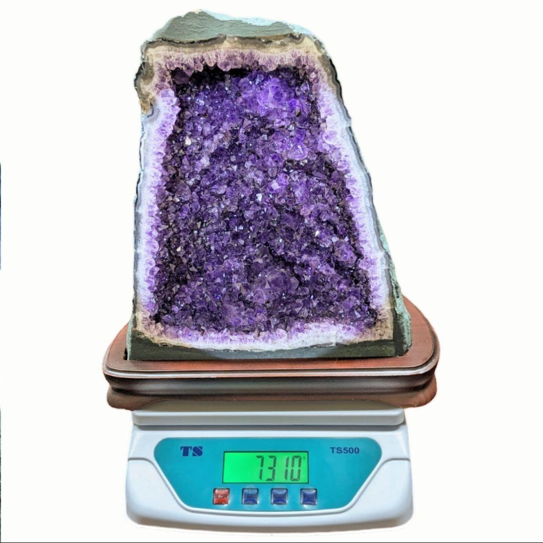 アメジスト ドーム 母岩付 7310g 紫水晶 天然石 鑑賞石 パワーストーン