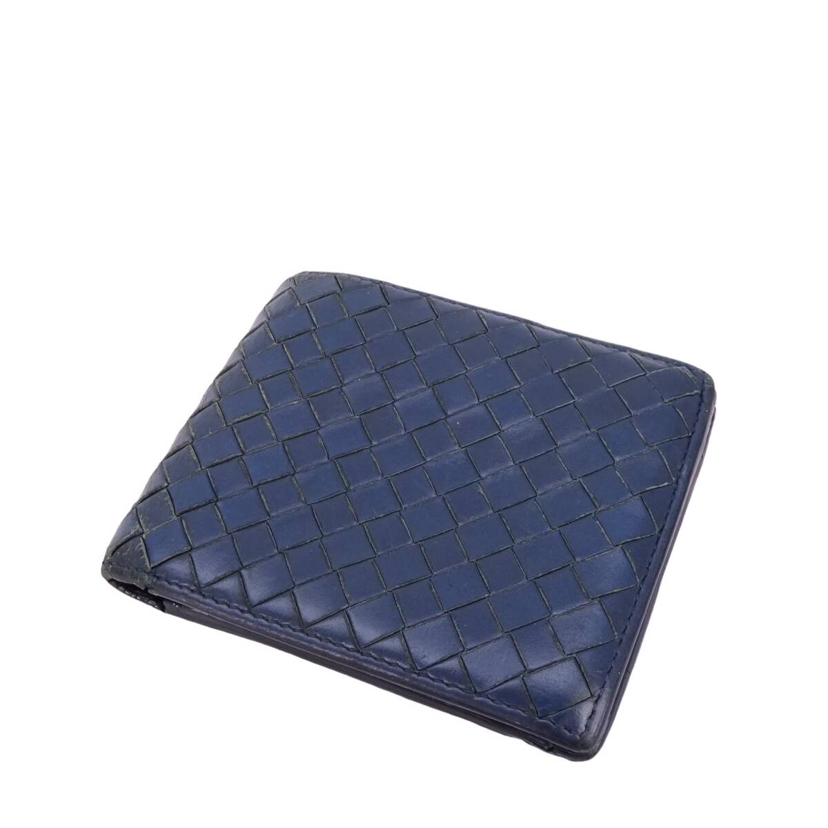 本物 ボッテガヴェネタ スモールウォレット/ブルーイントレチャート/小銭入れ付き財布/400051(財布)｜売買されたオークション情報 ...