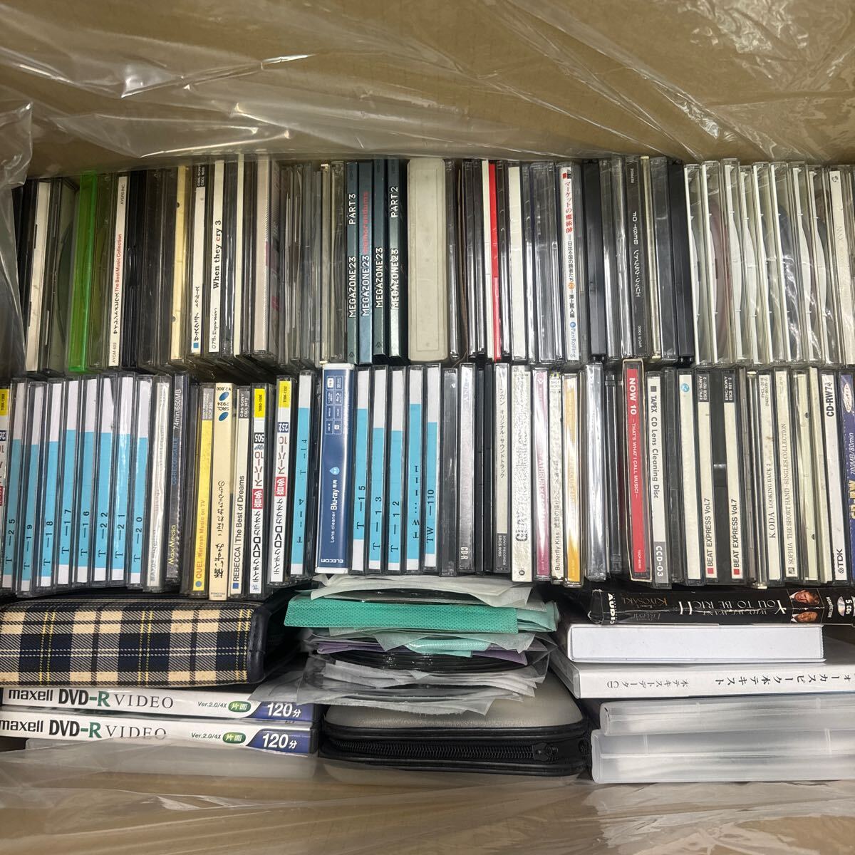 ◇⑧中古 約24.2kg 使用済みCD 空ケース 大量まとめ売り 録画/録音済