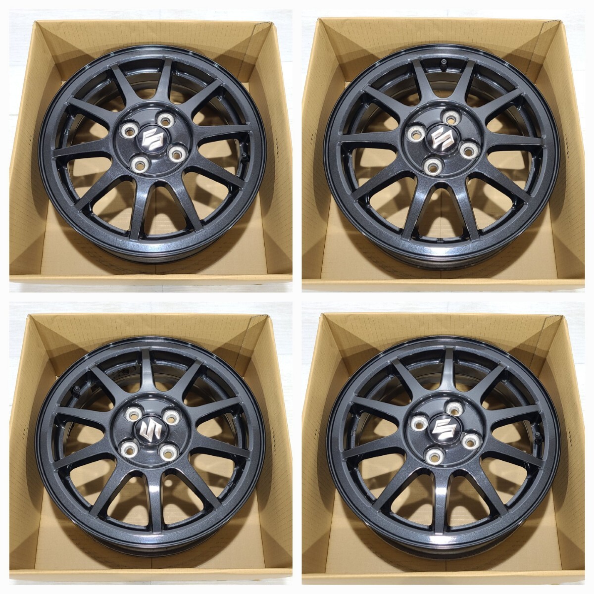 軽量 】 スズキ アルトワークス HA36S 純正 15インチ 5J 4穴 PCD100 +