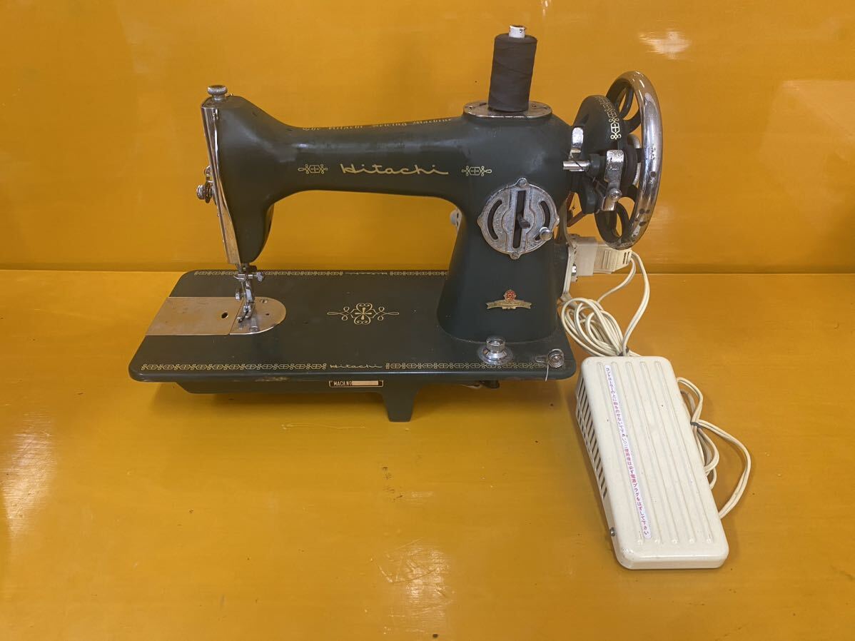 HITACHI 日立 HC220 レトロミシン アンティークミシン 昭和レトロ
