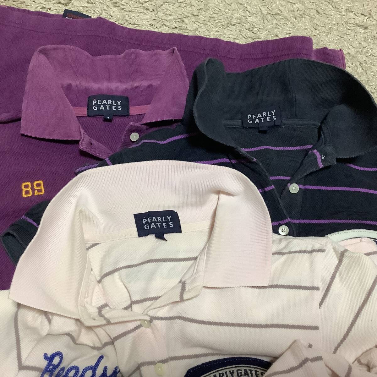 パーリーゲイツ　レディースポロシャツ3点　サイズ1 まとめ売り_9