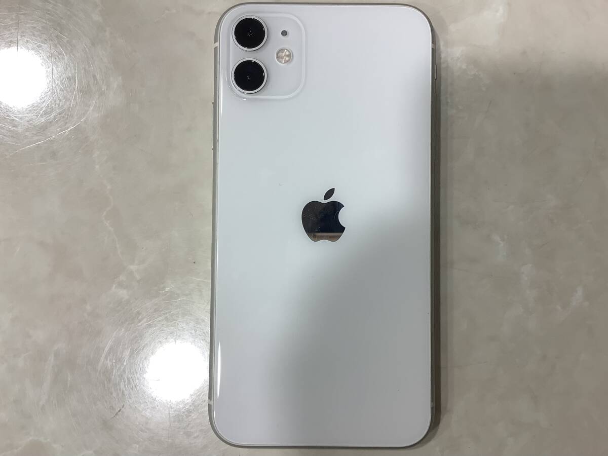 1円〜 ソフトバンク iPhone 11 64GB ホワイト MWLU2J/A 中古