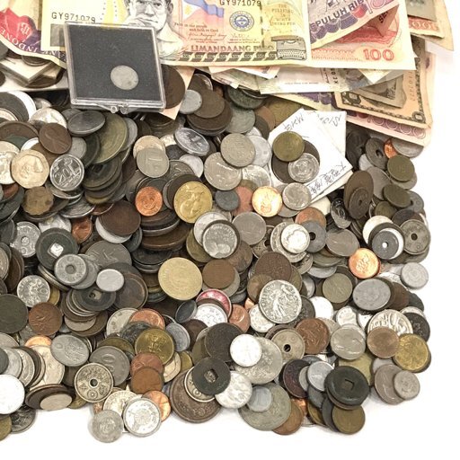 1円 日本国 龍 一銭 銅貨 他 寛永通宝 インドネシア 100ルピー 等 古銭