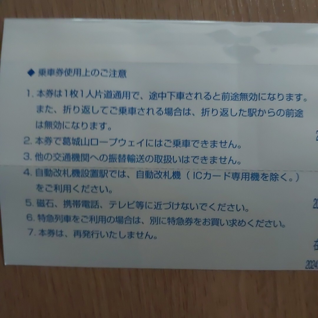 近鉄株主優待乗車券20枚_2