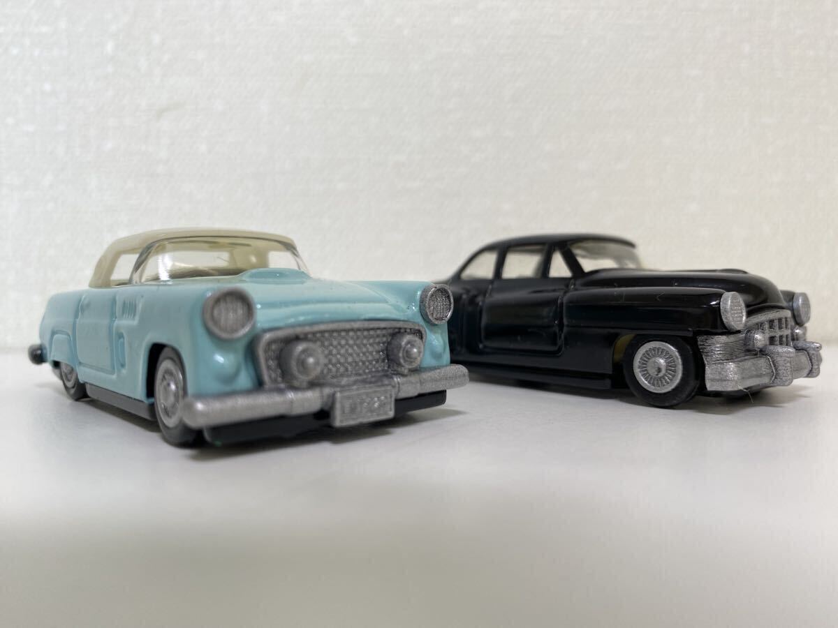 古い　アメ車　ミニチュア　フィギュア　ブリキカー　まとめて４点 ☆VINTAGE CAR SELECTION☆OPEN CLASSIC☆BASIC AMERICAN☆アメ車2台