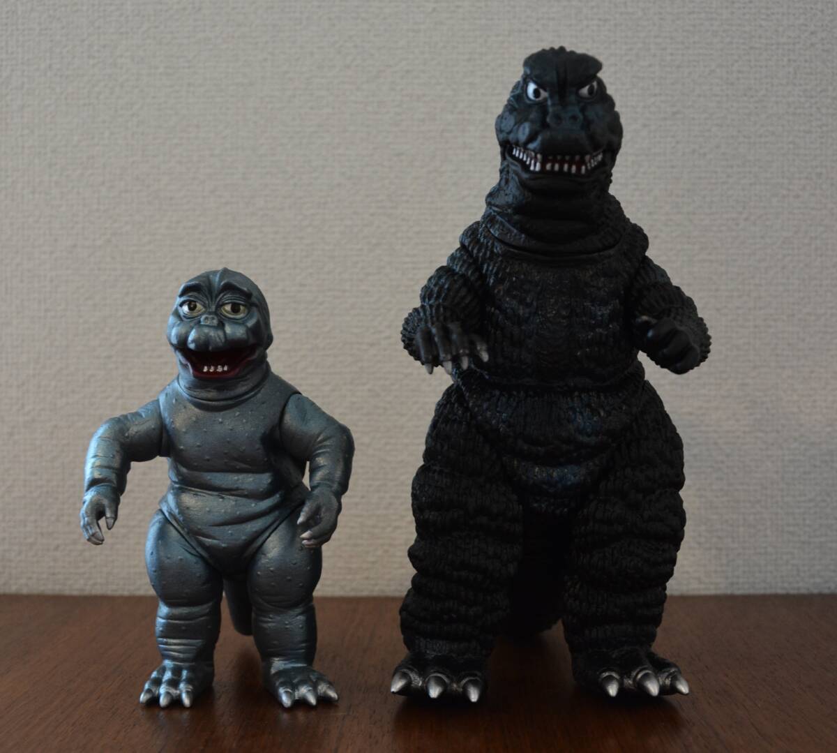 ゴジラ ソフビ マルサン　ブルマァク　マーミット　ギガブレイン マーミット 息子 ゴジラ ミニラ ソフビ / マルサン ブルマァク ぶたの