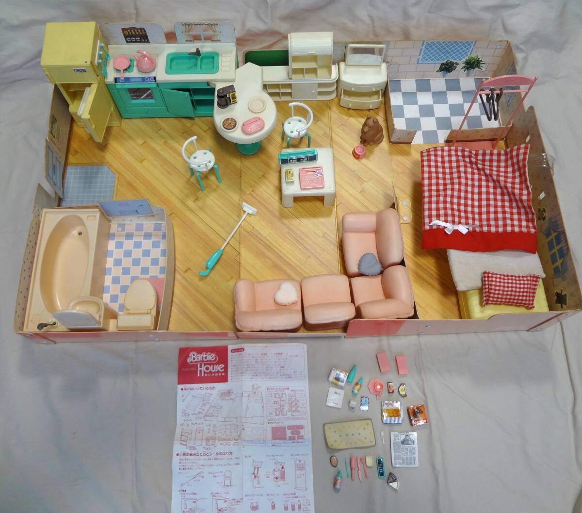 バービーハウス Barbie House 　1987年購入 小物欠品あります_1