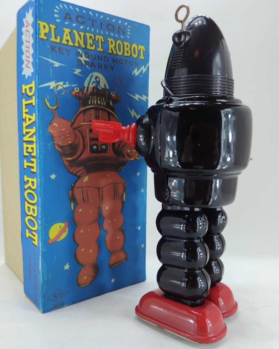 当時物、プラネットロボット、吉屋玩具日本製。1960年代、中古品です