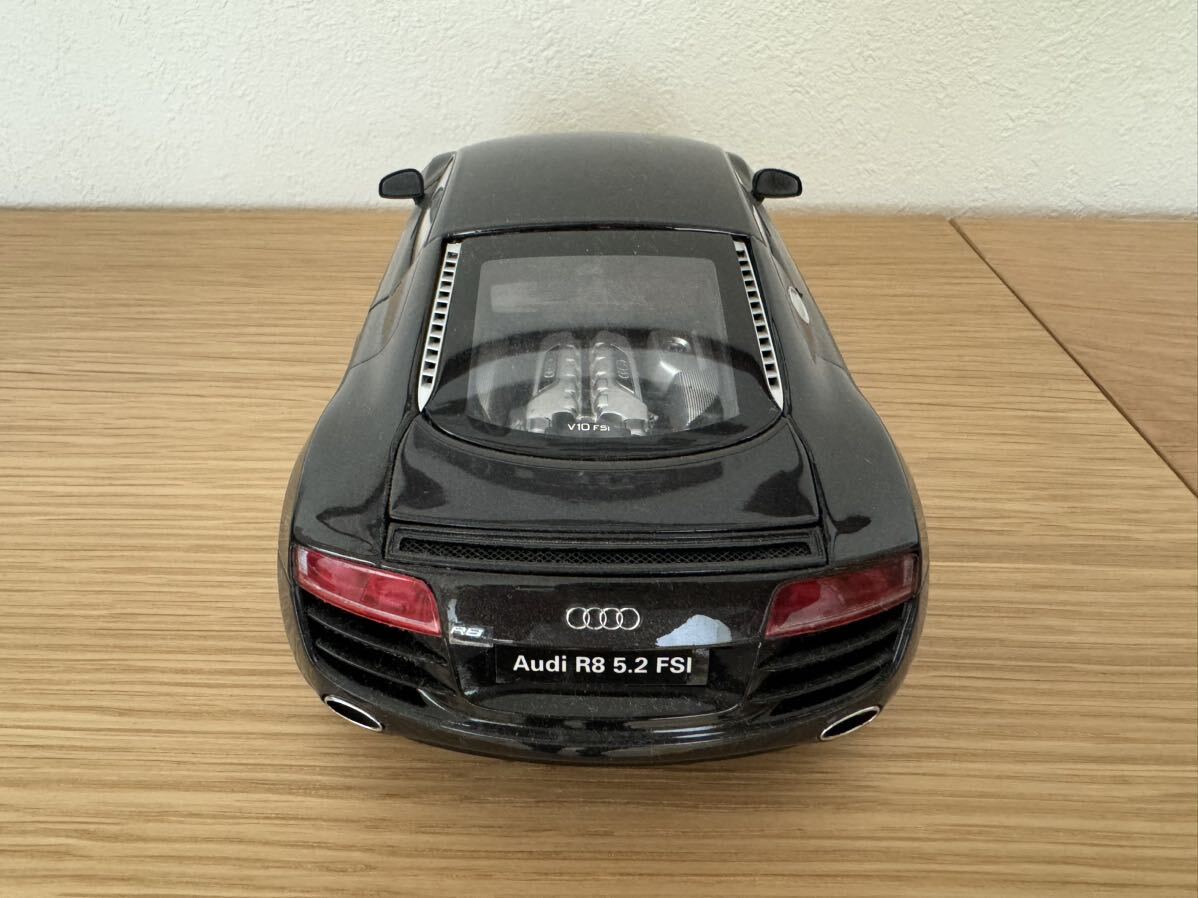 アウディ R8 V10 5.2 FSI quattro 2009 （ラバグレー） （1/18スケール ダイキャスト 京商オリジナル K09216LGR）_4