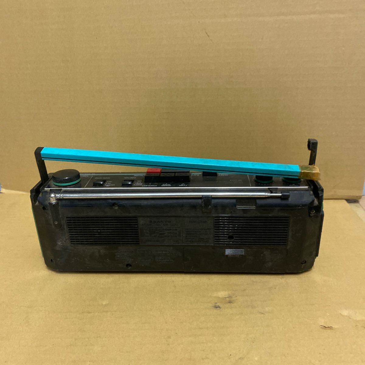 SANYO サンヨー MR-U4TⅡ 2バンド ポータブル ラジカセ TOWN U4 昭和