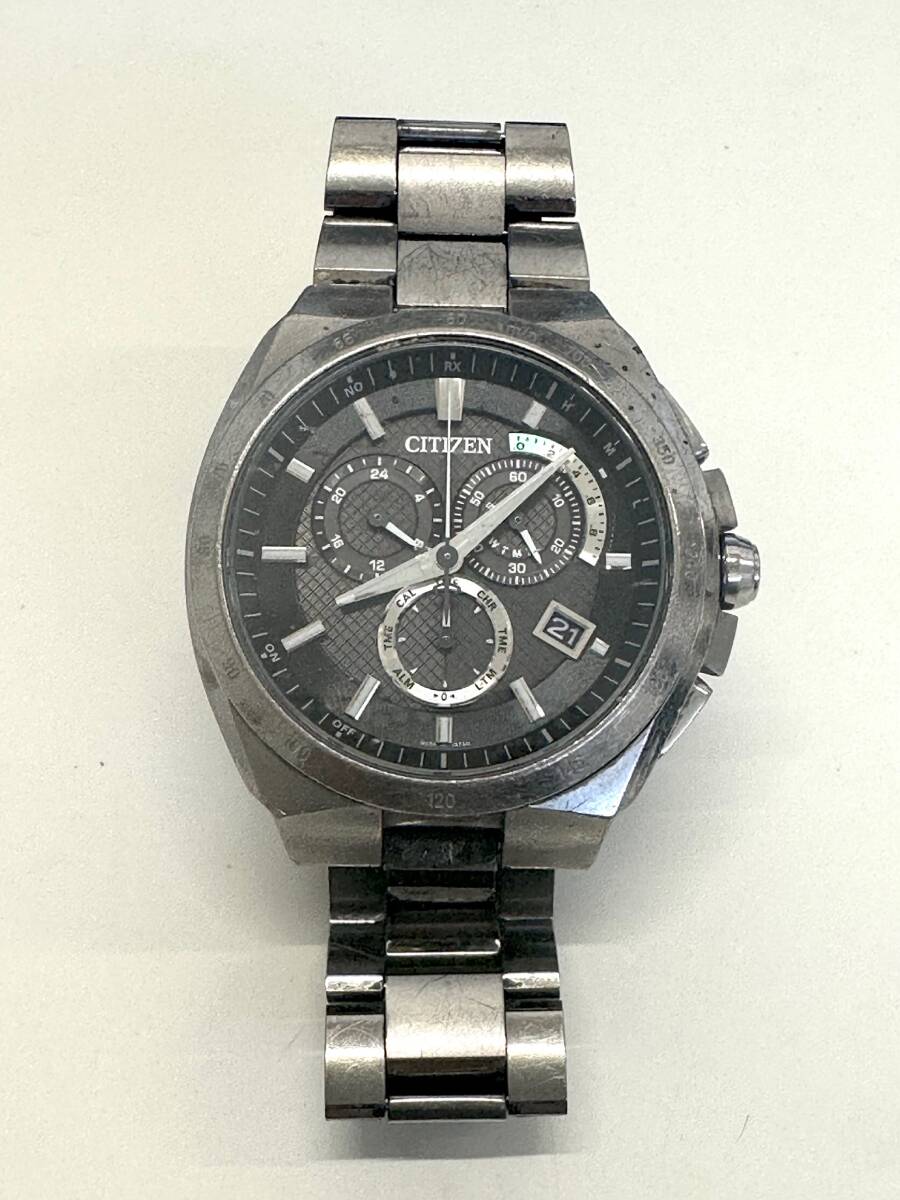 1円スタート!!CITIZEN シチズン 電波ソーラー時計 GN-4W-S→12G E610