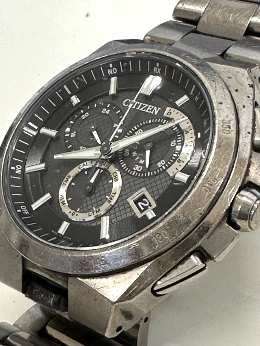 1円スタート!!CITIZEN シチズン 電波ソーラー時計 GN-4W-S→12G E610