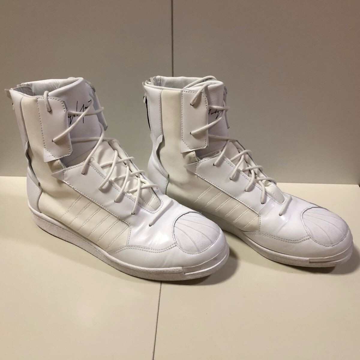 Yohji Yamamoto ヨウジヤマモト×adidas YY PUNK SUPERSTAR BY9079 