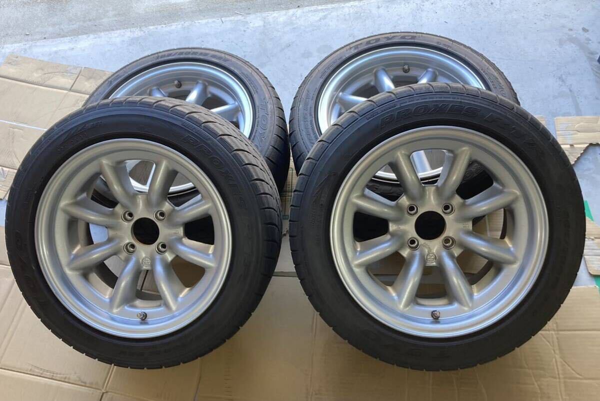 車 ワタナベ ホイールのみ2こセット 8j オフセット0 16インチ