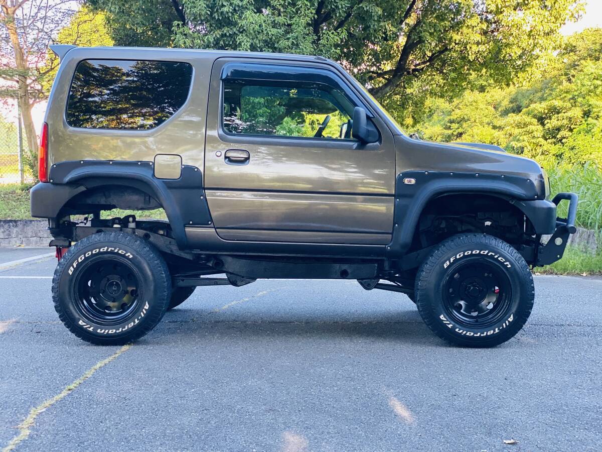 スズキ ジムニー リフトアップカスタム JB23W ＊車検令和8年9月＊ターボ＊ ナビ＊クロカン SUV 大幅リ フトアップ 5速 MT 4WD_2