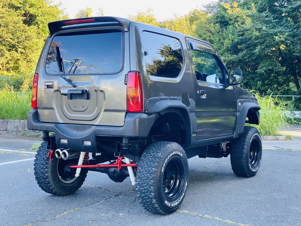 スズキ ジムニー リフトアップカスタム JB23W ＊車検令和8年9月＊ターボ＊ ナビ＊クロカン SUV 大幅リ フトアップ 5速 MT 4WD_3