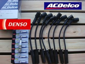 1台分2点Set保証有-06年スパークプラグ&プラグコード◆エスカレード&アバランチ&タホ&サ