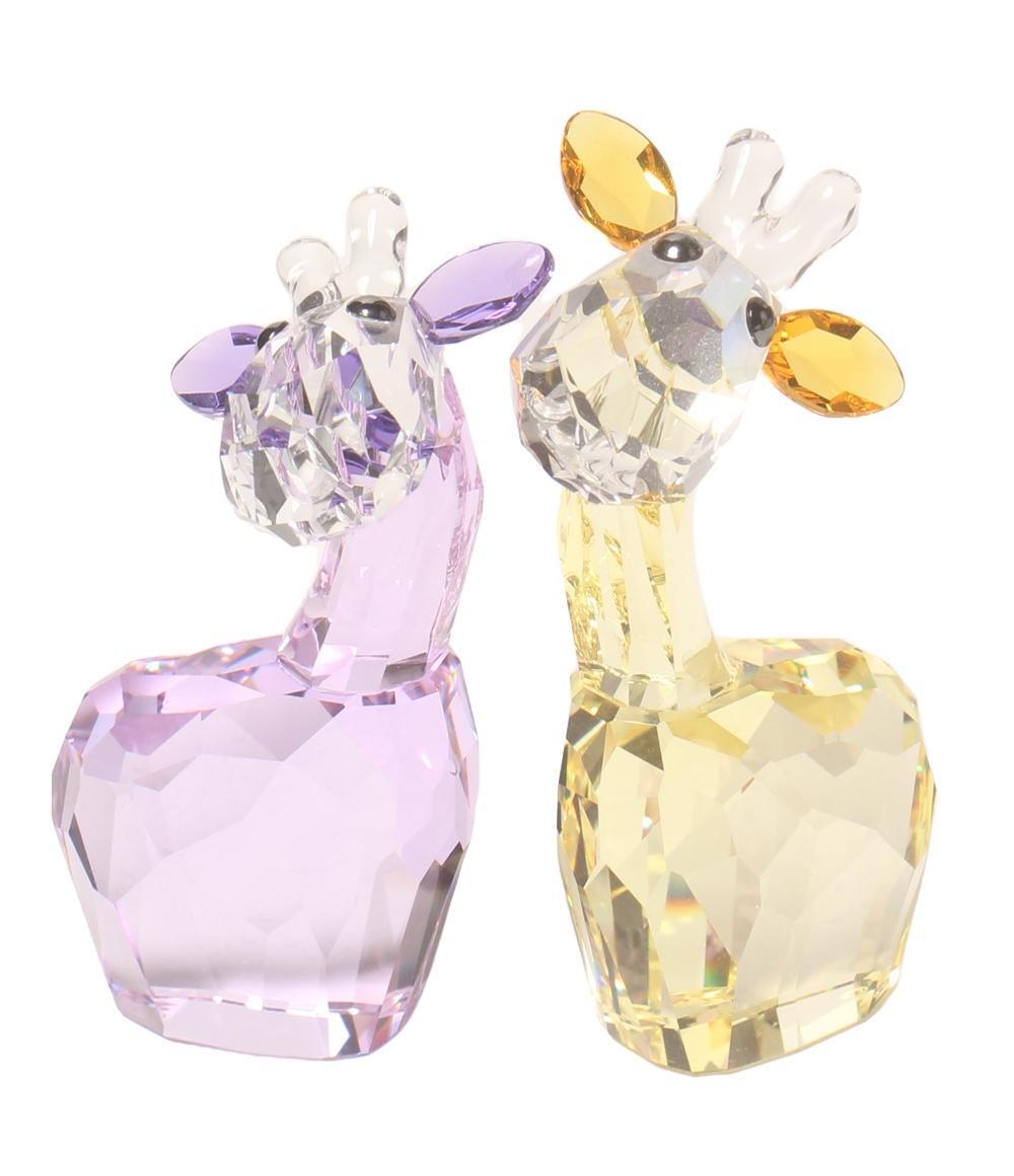 Swarovski クリスタル 置物 ダック キリン セット SWAROVSKI ダック2個