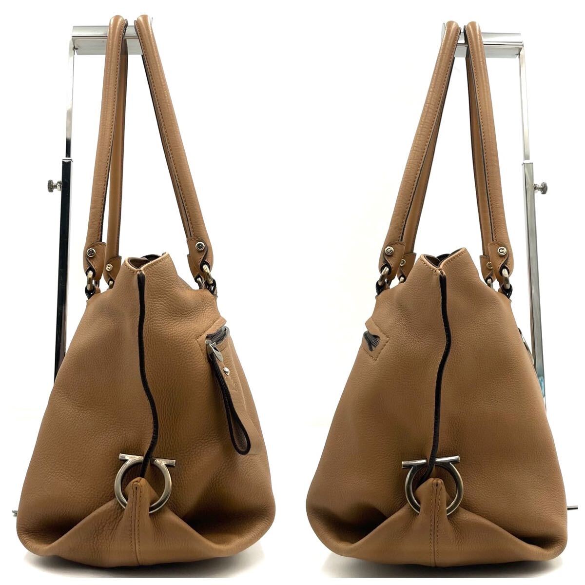 1円/極美品○ フェラガモ Salvatore Ferragamo トートバッグ ビジネス