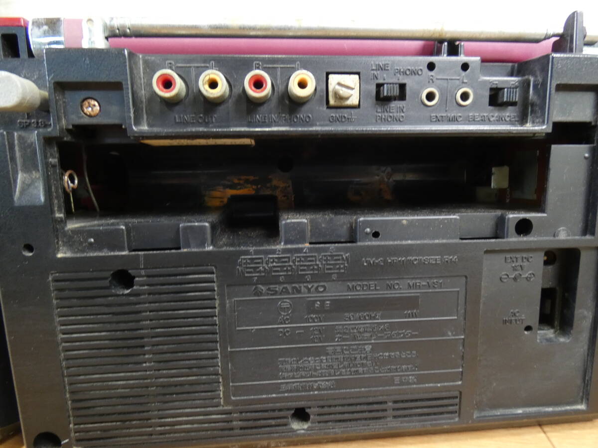 SANYO サンヨー MR-VS1 ラジオカセットレコーダー ラジカセ 当時物