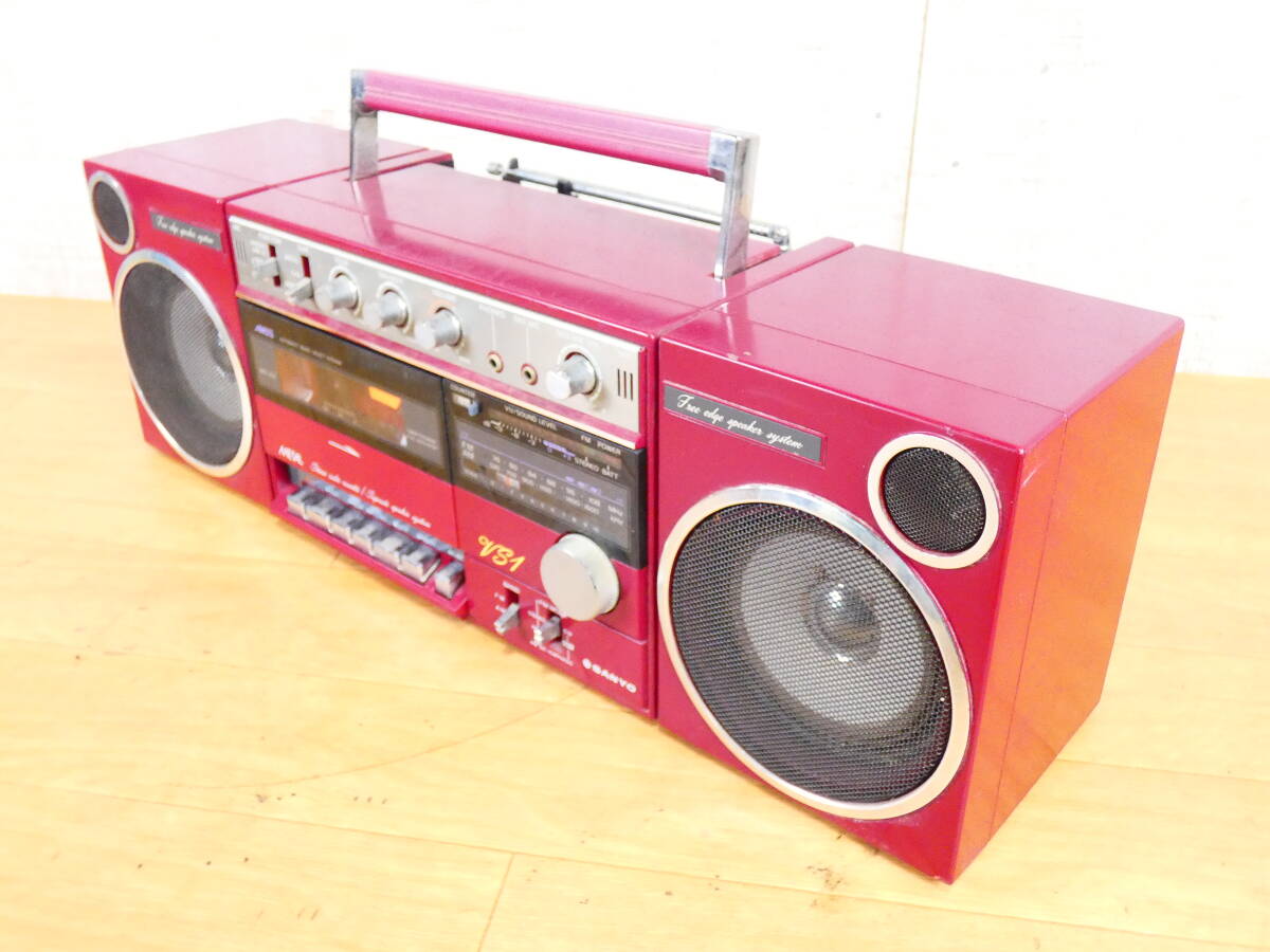 SANYO サンヨー MR-VS1 ラジオカセットレコーダー ラジカセ 当時物