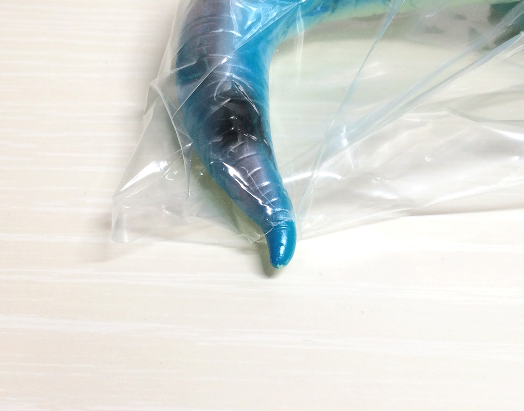 新品未使用★ブルマァク　エレキング★ソフビ☆蓄光　怪獣☆ウルトラセブン_8