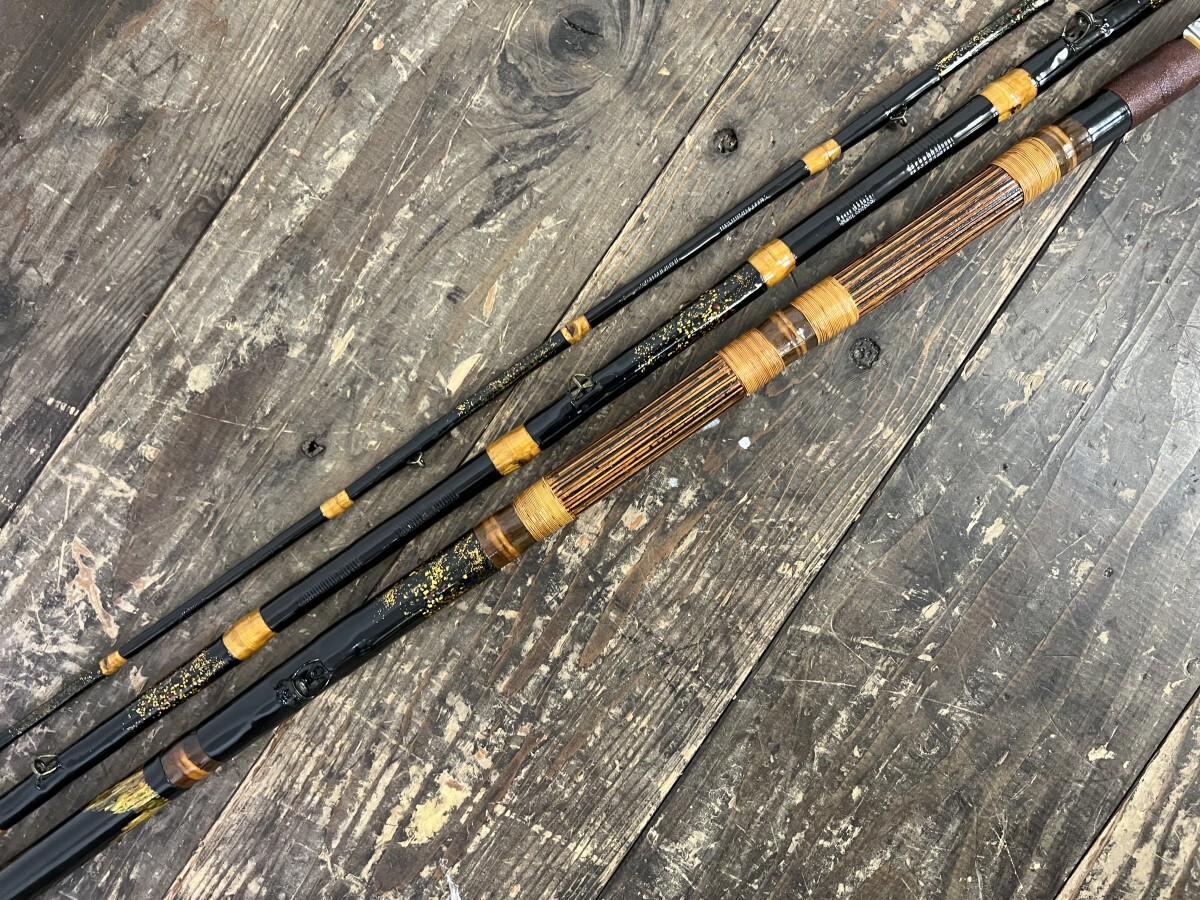 最高級 石鯛竿 3本継 約540cm 和竿 竹竿 (2)(オリムピック)｜売買され