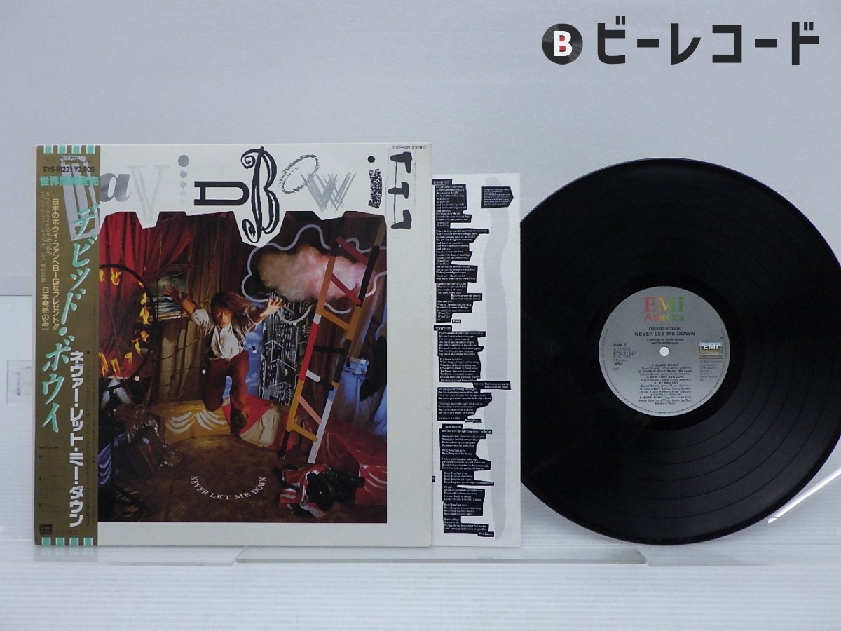 David Bowie「Never Let Me Down」LP（12インチ）/EMI America(EYS