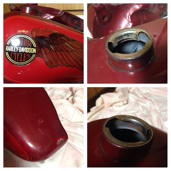 ハーレー 純正ガソリンタンク 5ガロン ショベルFLH用 オリジナル