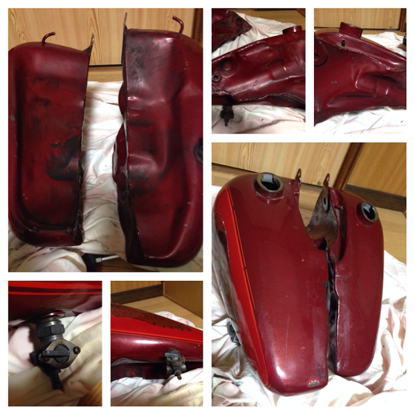 ハーレー 純正ガソリンタンク 5ガロン ショベルFLH用 オリジナル