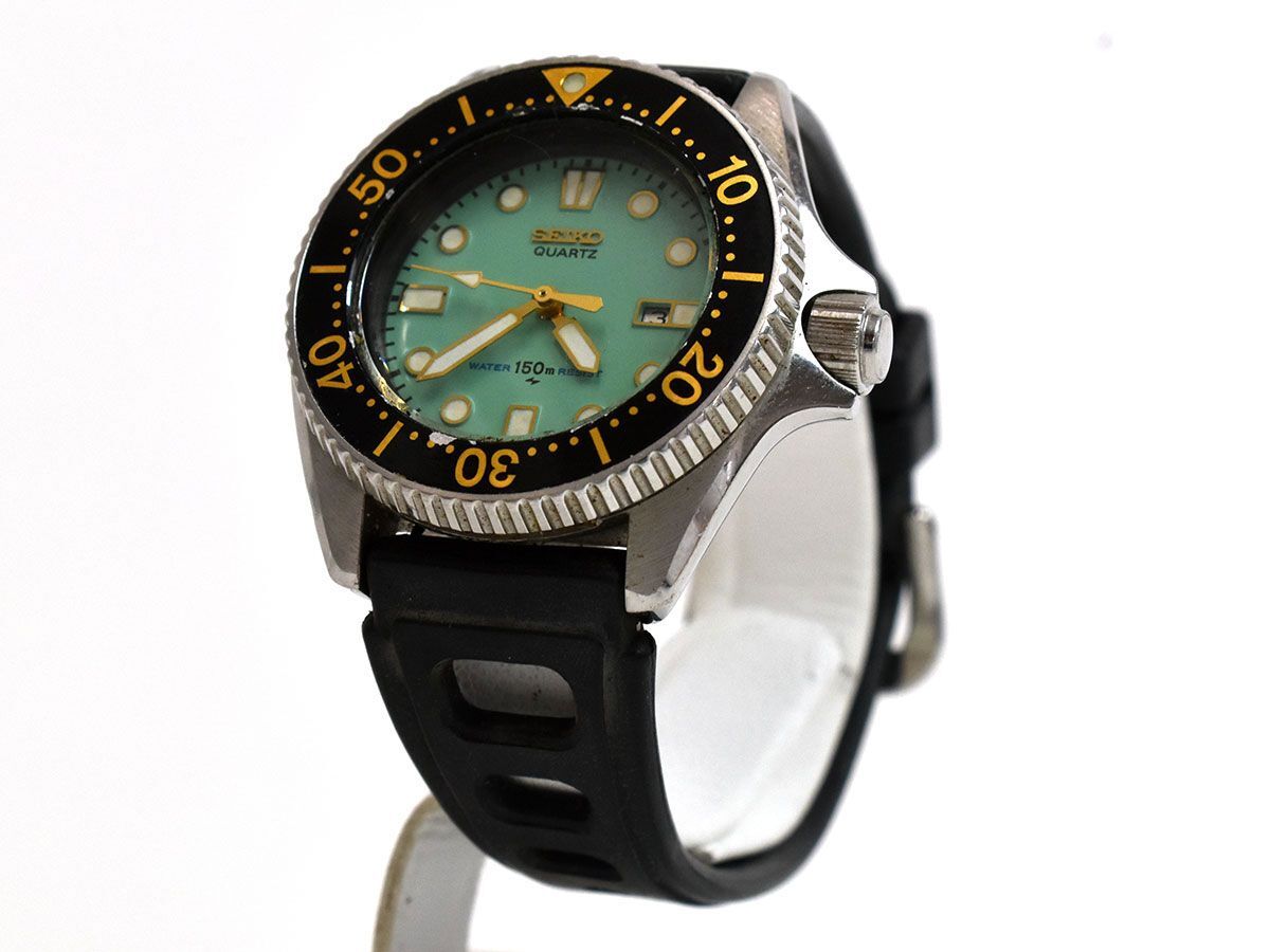 189913□動作未確認 SEIKO セイコー ダイバー 腕時計 クォーツ デイト