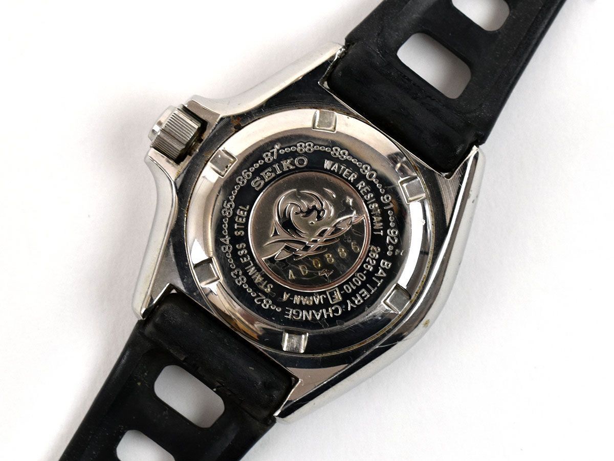 189913□動作未確認 SEIKO セイコー ダイバー 腕時計 クォーツ デイト