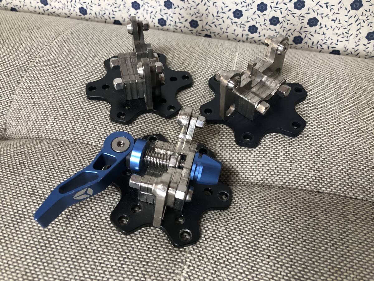 Cube Controls シムホイールユニバーサルクイックリリース 　ベースサイド一個　ホイールサイド二個_2