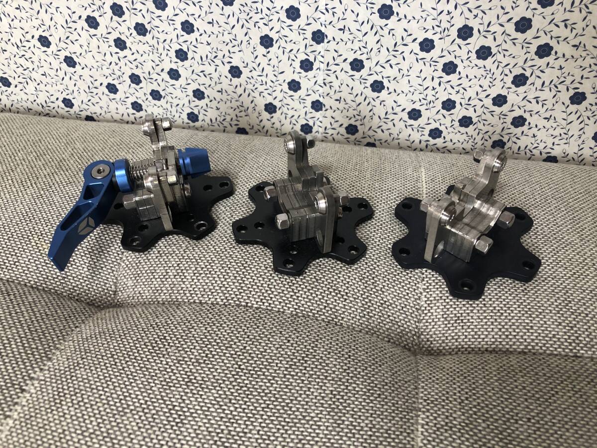 Cube Controls シムホイールユニバーサルクイックリリース 　ベースサイド一個　ホイールサイド二個_3