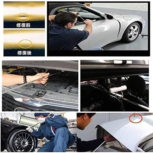 【在庫限り】 WHDZ 車 デントリペアツールセット 車の凹み直し デントリペア ツール 押し出す 車 へこみ 修理 作業 車の凹修復の道具 板金 WHDZ 車 デントリペア 収納バッグ付き 車の凹み直し ペントレス