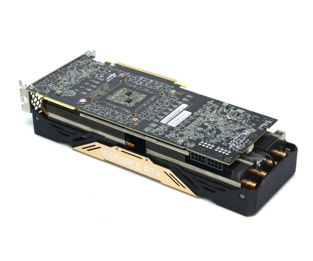 1円スタート】PALIT GeForce RTX2080Ti DUAL 11G 画面ノイズ 通電映像