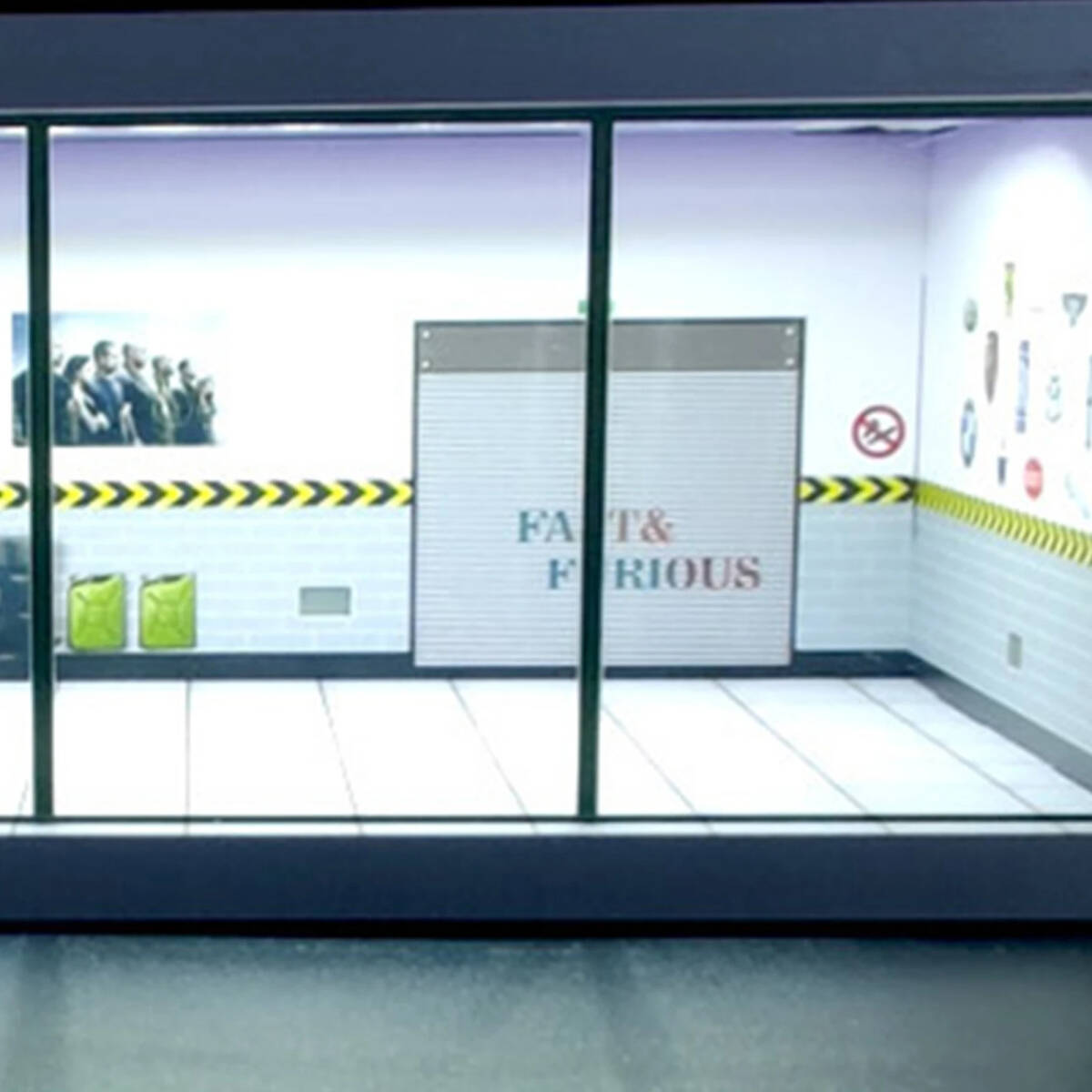 ■■ミニカー専用ジオラマ：1/64 ガレージ ショールーム LED 照明 空間モデル 展示スペース ディスプレイ ミニチュア■■_6