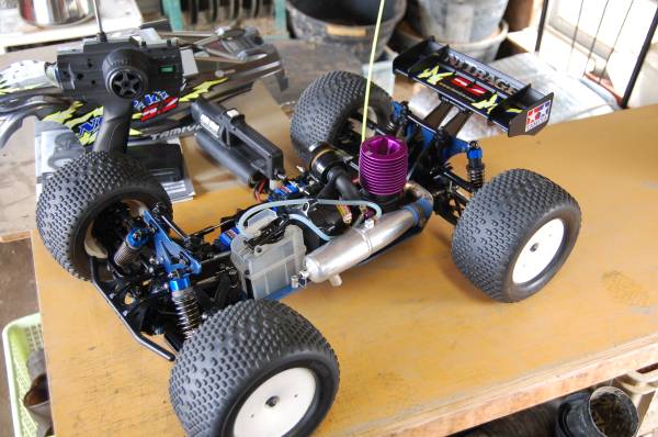 タミヤ　ナイトレージ５，２　メカ、プロポ、スターター付き_2