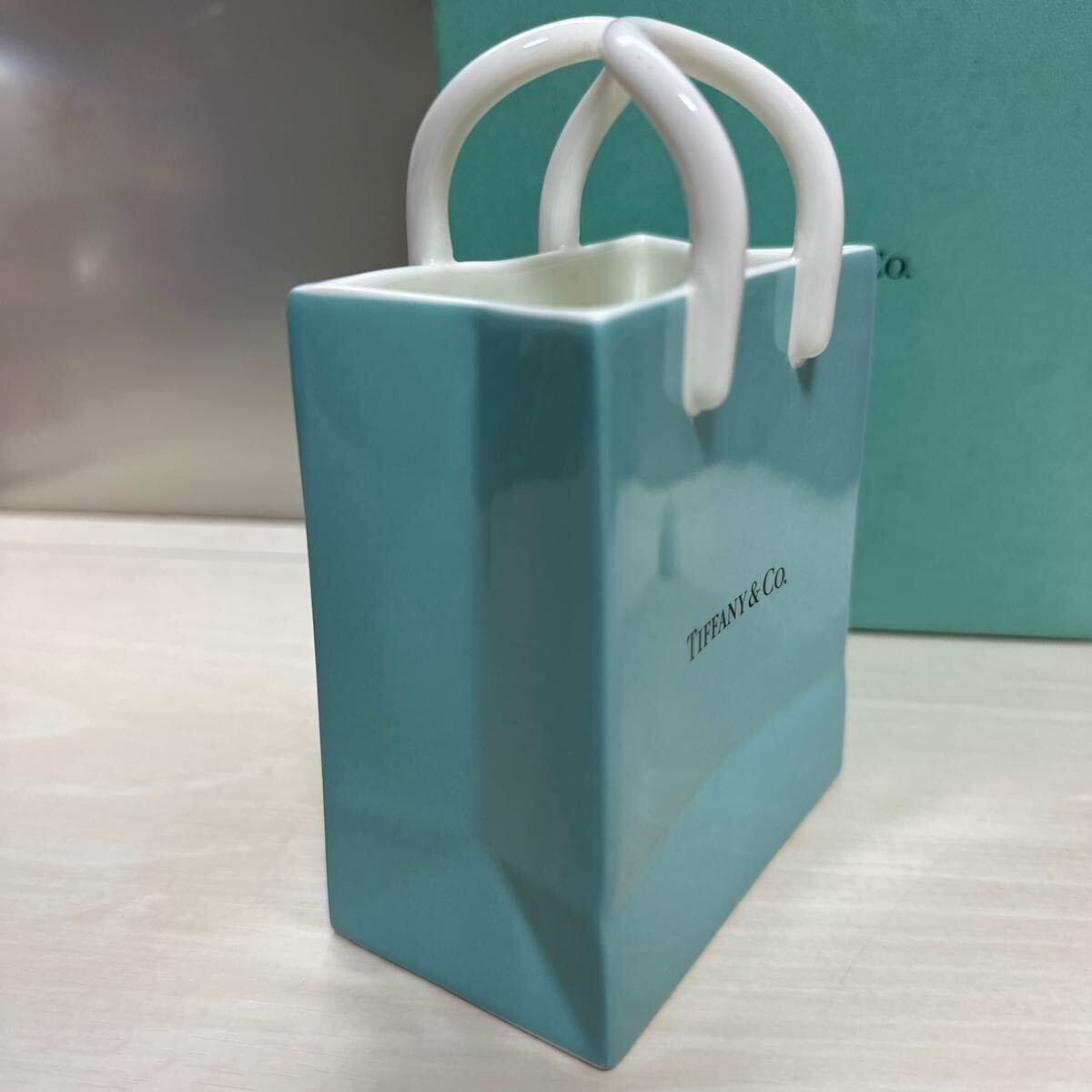 TIFFANY＆CO. ティファニー TCO ショッピングバッグ オーナメント 置物