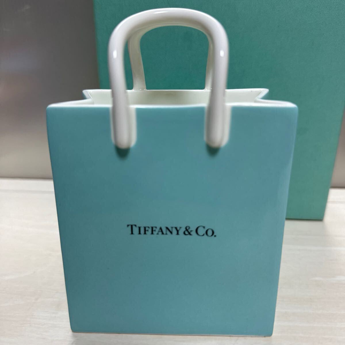TIFFANY＆CO. ティファニー TCO ショッピングバッグ オーナメント 置物