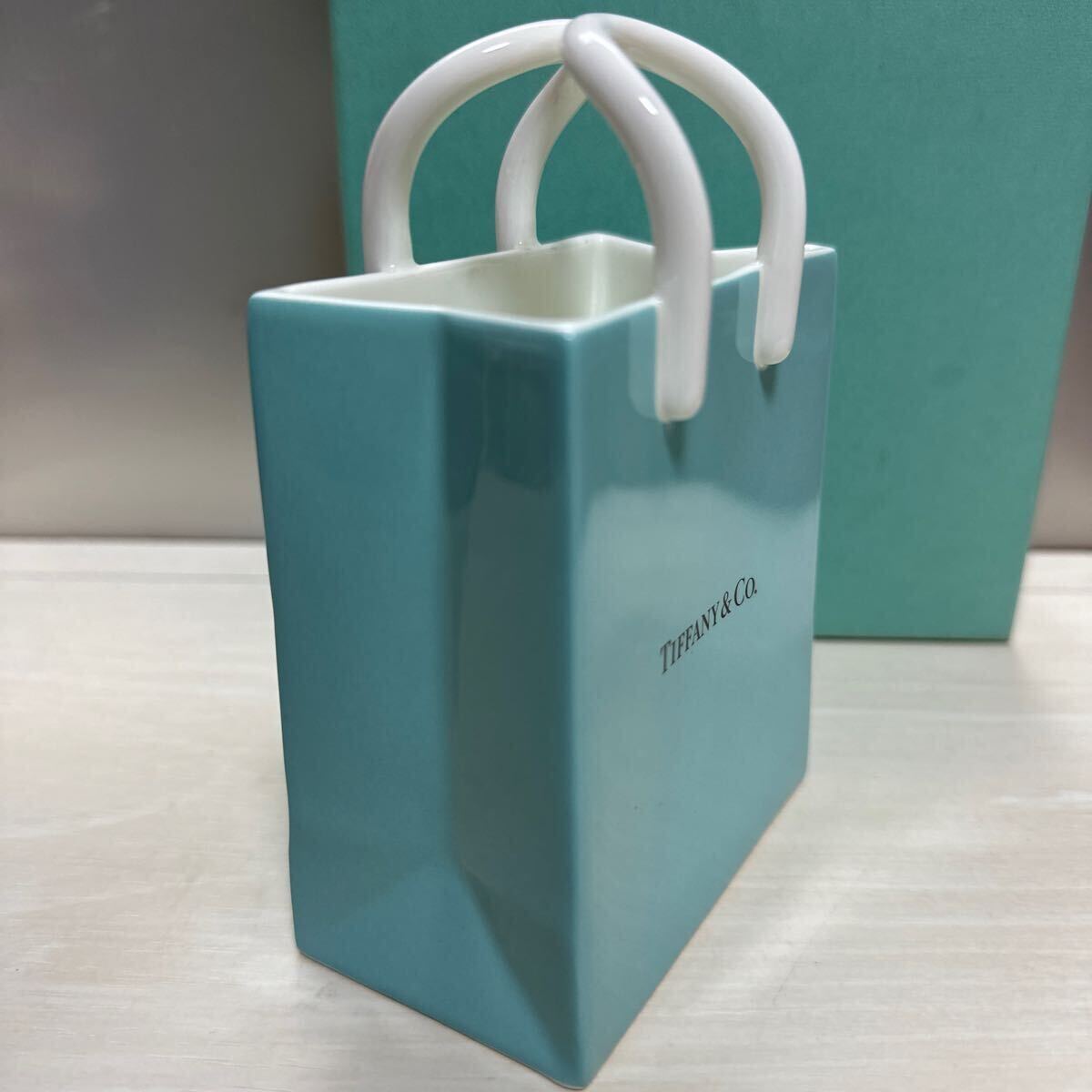 TIFFANY＆CO. ティファニー TCO ショッピングバッグ オーナメント 置物