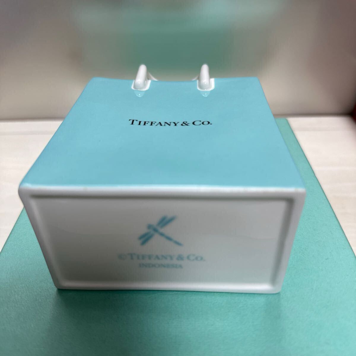 TIFFANY＆CO. ティファニー TCO ショッピングバッグ オーナメント 置物