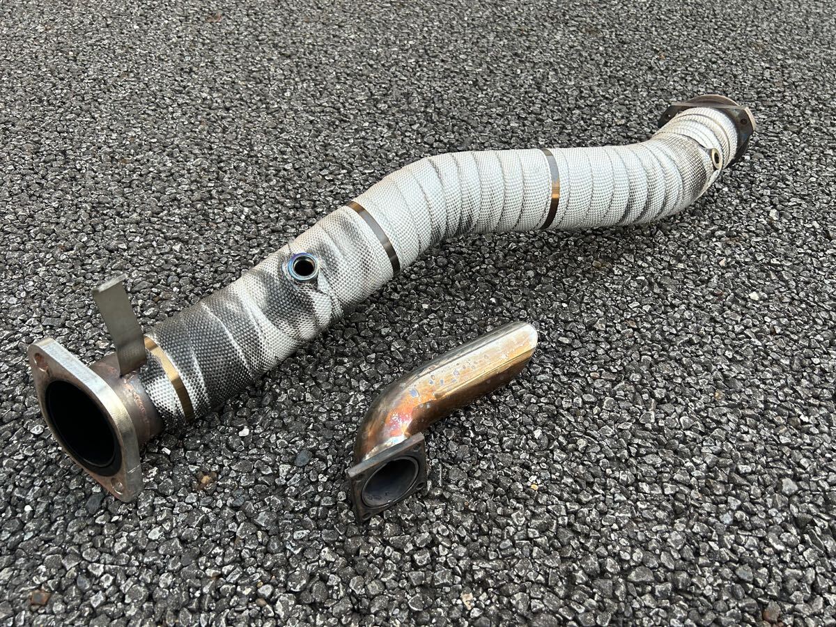 FD3S GTⅢ-4R用フロントパイプ＋WGアウトレットパイプ 大気開放加工