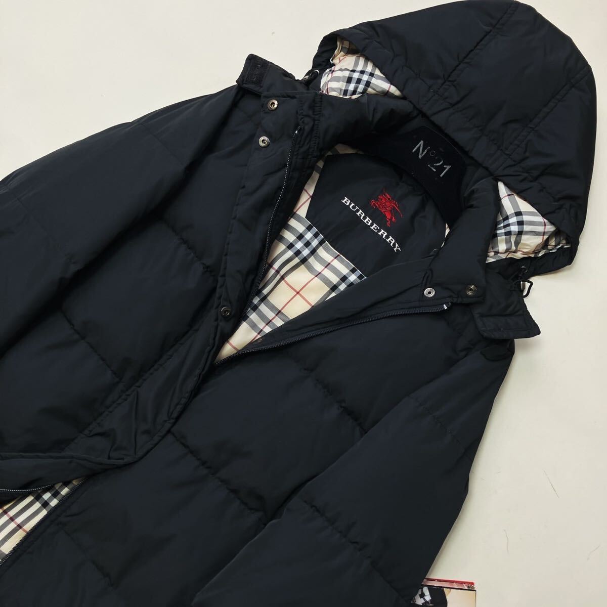 y10超美品 極上のロングダウン◎参考価格18万○BURBERRY LONDON○高級