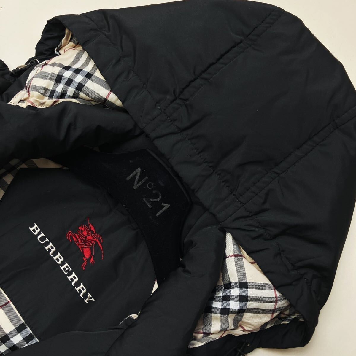 y10超美品 極上のロングダウン◎参考価格18万○BURBERRY LONDON○高級
